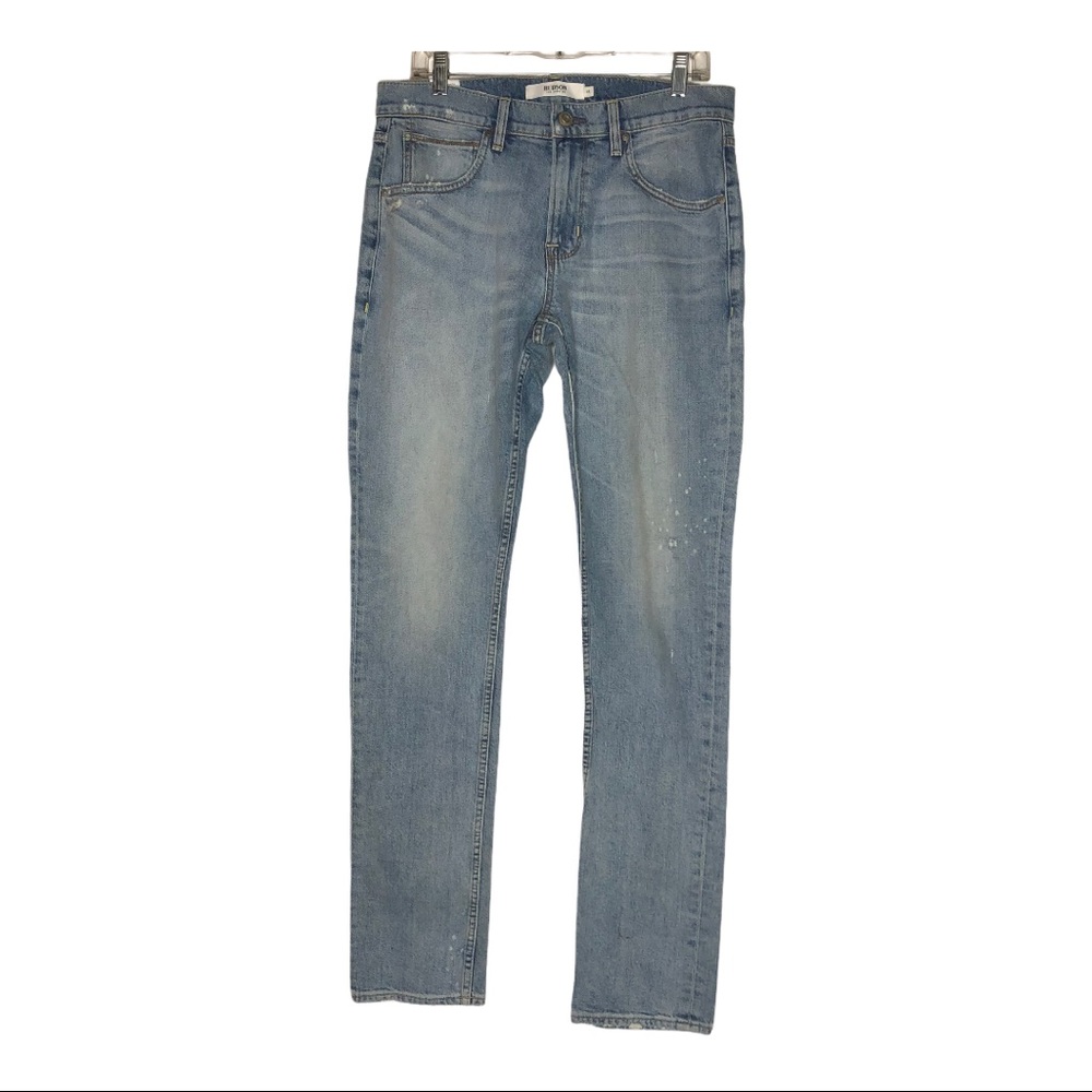 Hudson Blake Slim Straight Jean- Light Wash